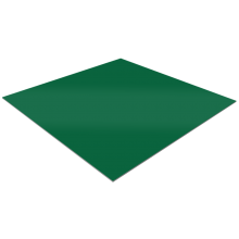 Лист оцинкований з полімерним покриттям RAL 6005 0,4 мм аркуш (1250*2000) - Зображення 3