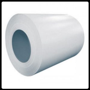 Гладкий лист із глянцевим полімерним покриттям RAL 9003 завтовшки 0,88 мм Італія ARVEDI