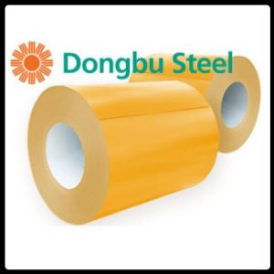 Рулонна сталь "Dongbu Steel" ( Корея) 0,45 мм — гладкий лист із полімерним покриттям RAL 1003